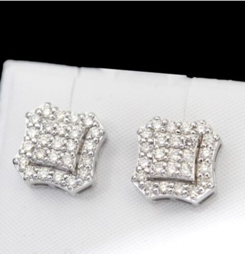 Square Diamond Earring