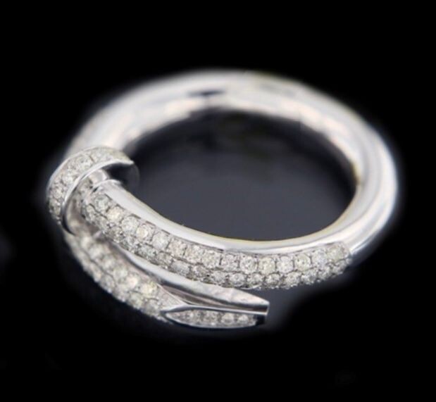 Diamond Nail Ring
