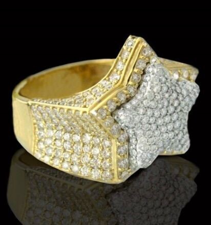 Star 2-Tone Diamond RIng