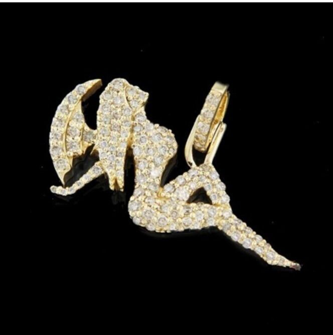 Bad Angel Diamond Pendant