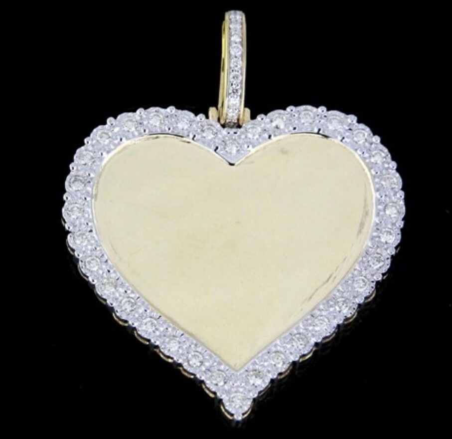 Diamond Heart Picture Pendant