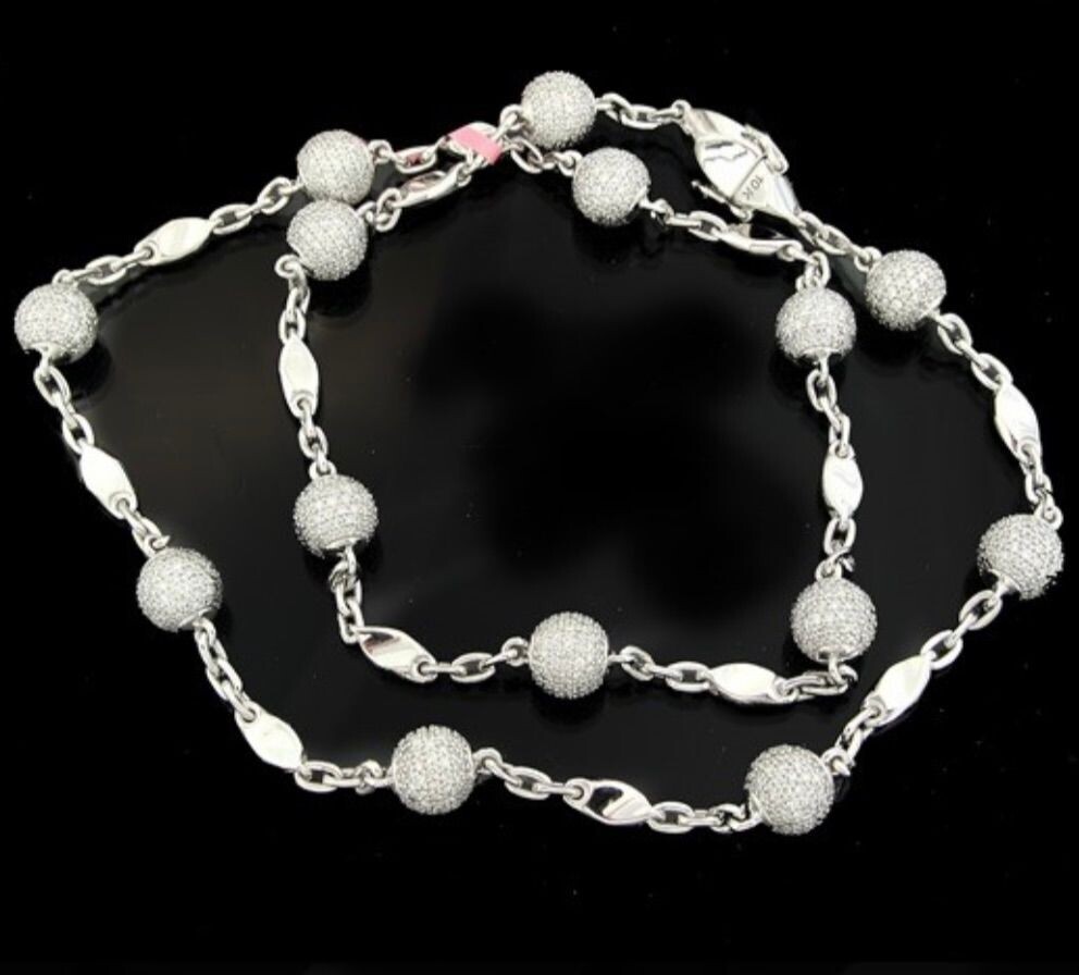 WHITE GOLD DIAMOND NECKLACE