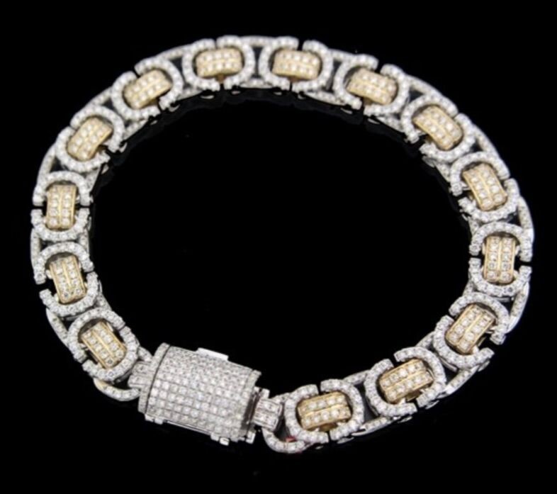 TWO TONE DIAMOND BRACELET