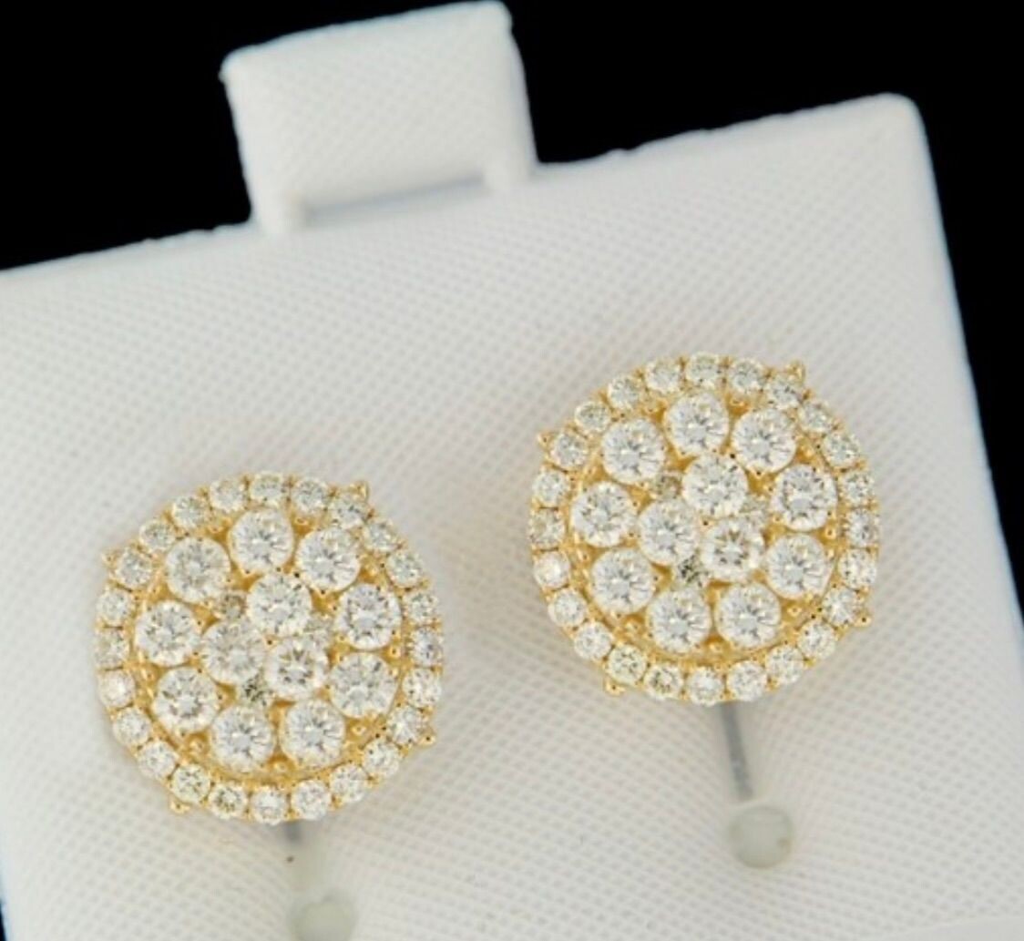 CIRCLE DIAMONDS EARRINGS