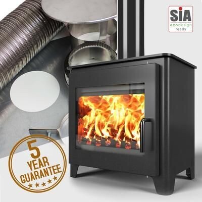 Saltfire ST3 W/B DEFRA Stove & Installers Package