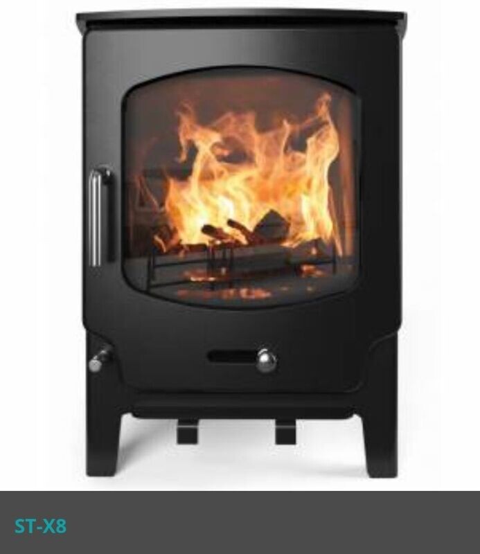 Saltfire ST-X8 M/F DEFRA Stove