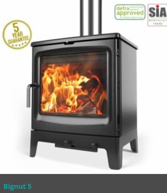 Saltfire Bignut 5 W/B DEFRA Stove