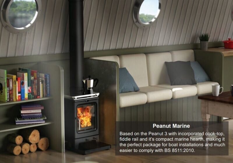 Saltfire Peanut 3 Marine W/B DEFRA Stove