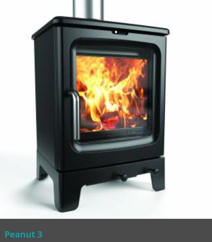 Saltfire Peanut 3 W/B Defra Stove & Installers Package