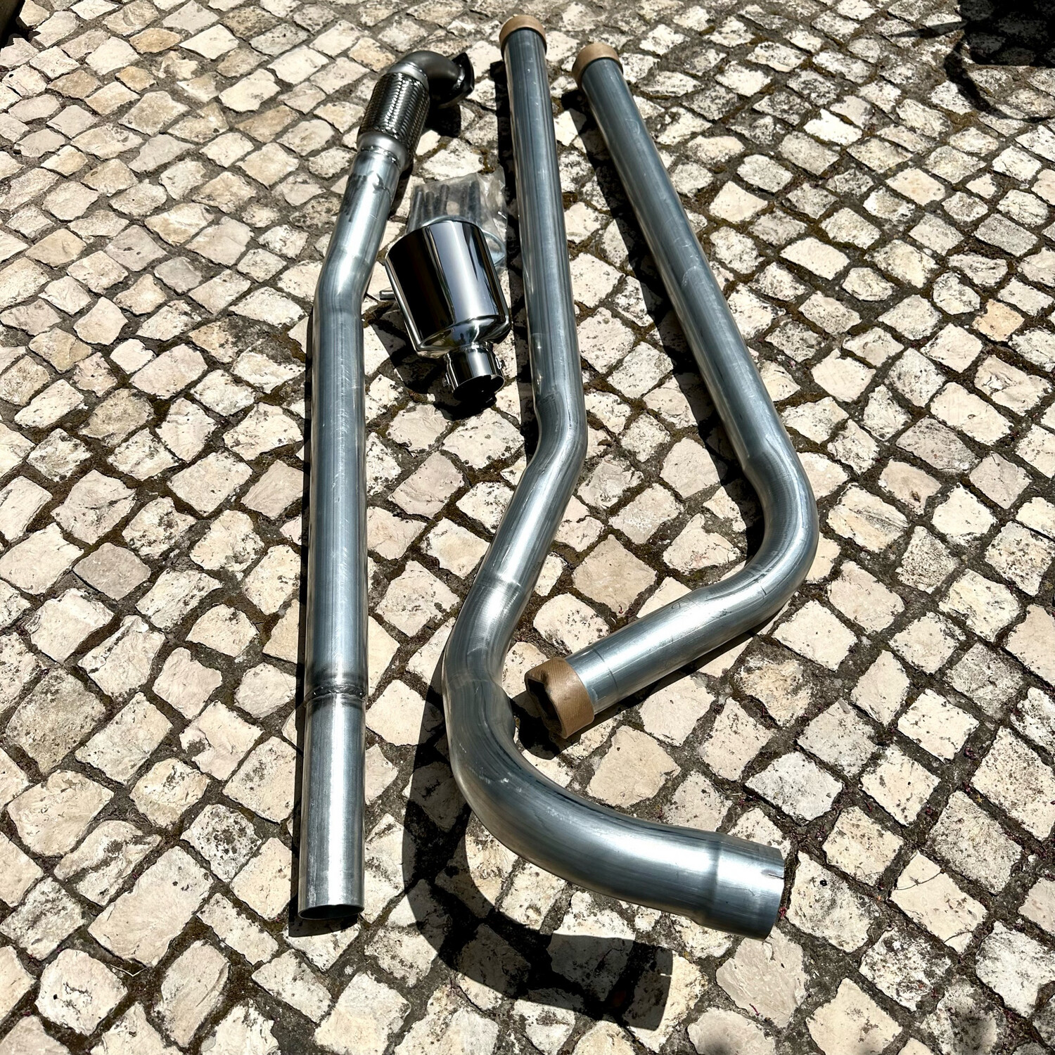 Linha de escape completa Ibiza 6L (Downpipe + Linha de escape + ponteira Cupra)