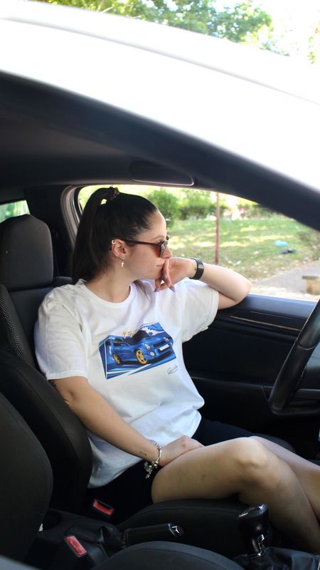 Subie T-shirt em Branco
