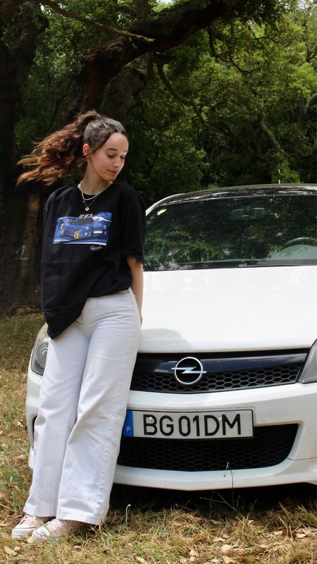 Subie T-shirt em Preto