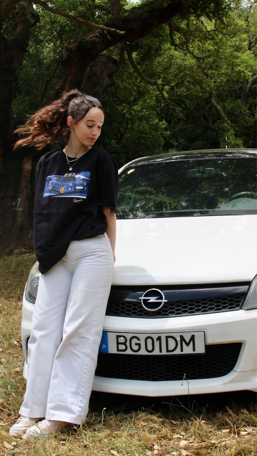 Subie T-shirt em Preto