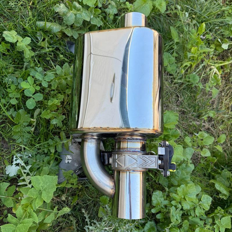 Panela de escape com válvula elétrica