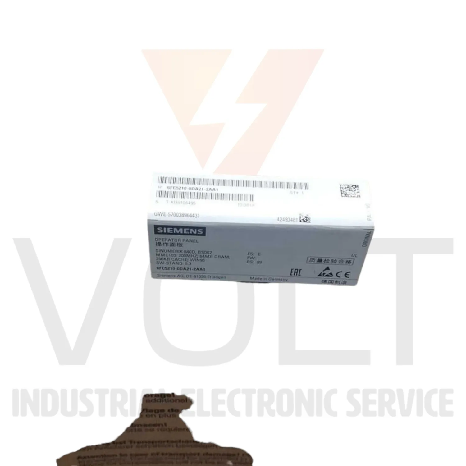Siemens 6FC5210-0DA21-2AA1 + 6FC5210-0DA21-2AA1 Second hand
