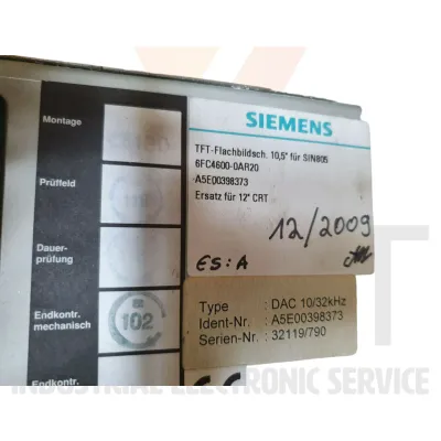 Siemens 6FC4600-0AR20 - Repair services