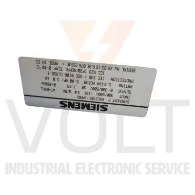 Siemens 6SE2105-3AA01 - Repair services