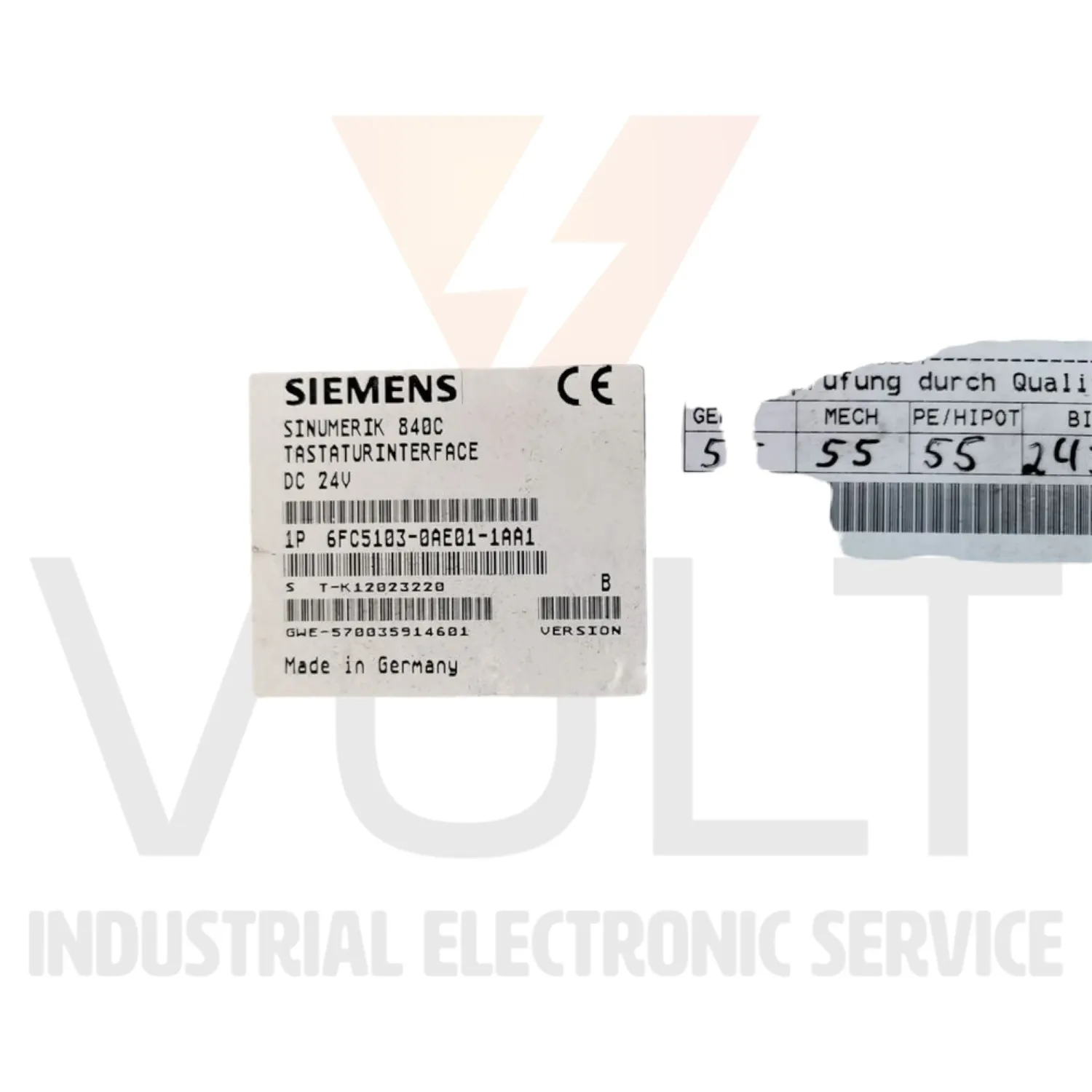Siemens 6FC5103-0AE01-1AA1 Second hand