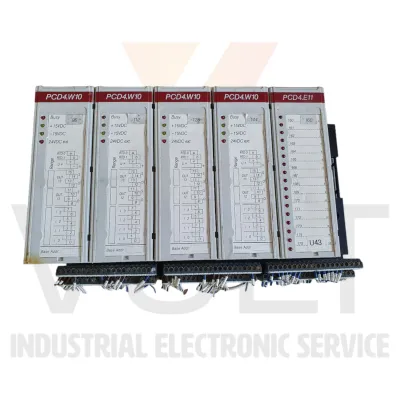 SAIA Rack komplett PCD4.W10 + PCD4.E11 Refurbished