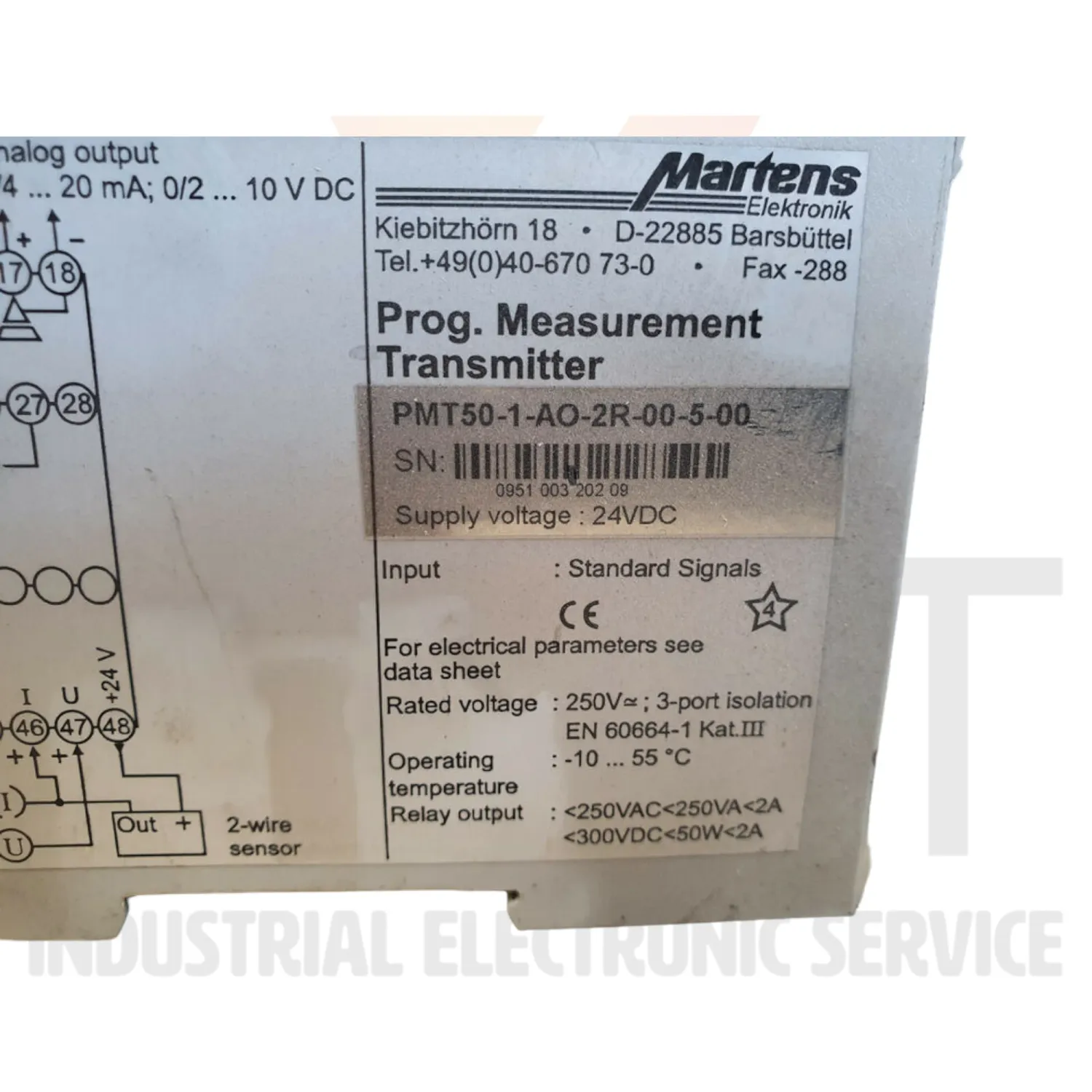 Martens PMT50-1-A0-2R-00 Second hand