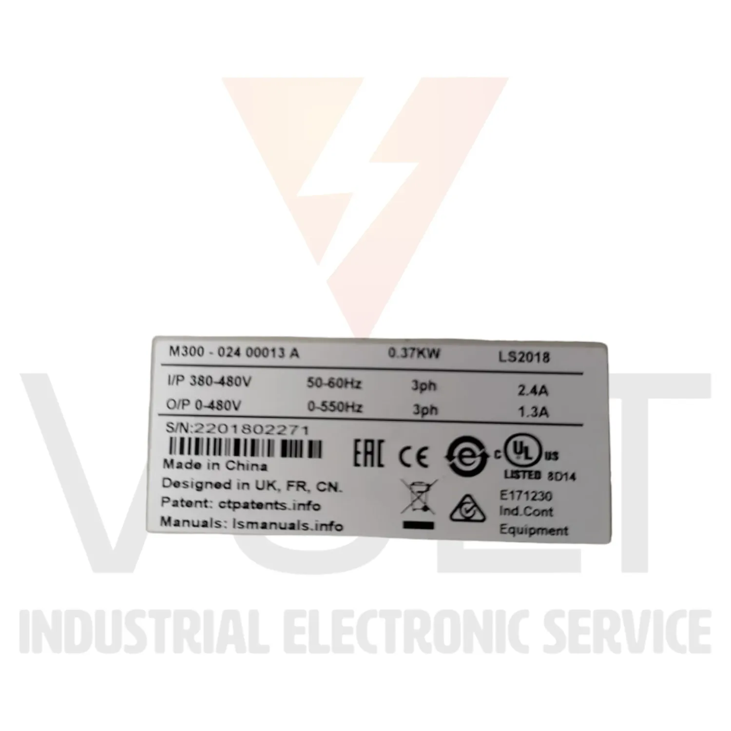 Leroy Somer / Nidec Unidrive M300-024 00013A Refurbished