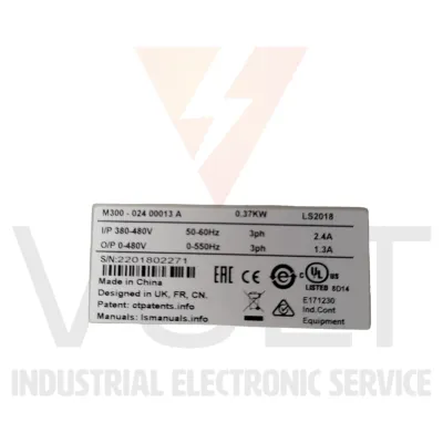 Leroy Somer / Nidec Unidrive M300-024 00013A - Repair services