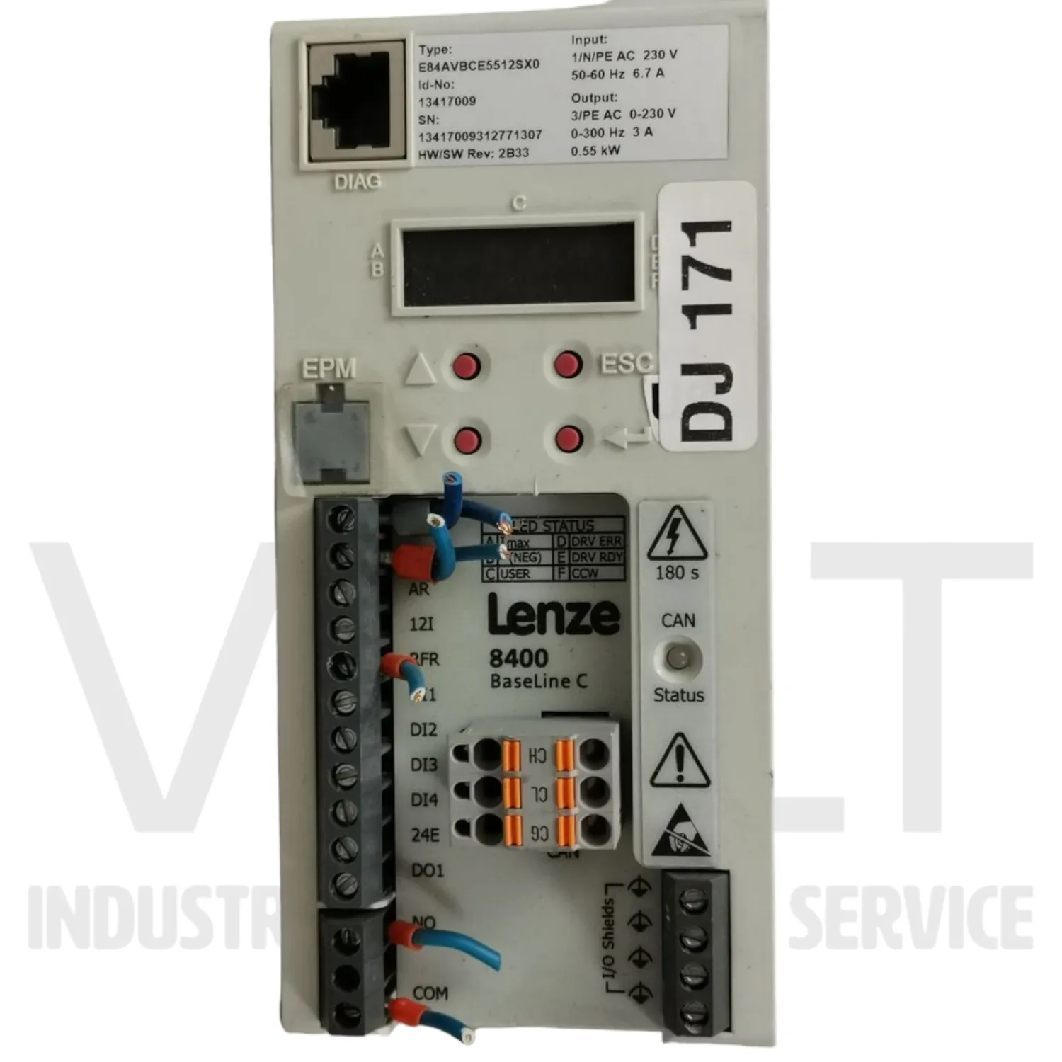 Lenze E84AVBCE5512SX0 Second hand