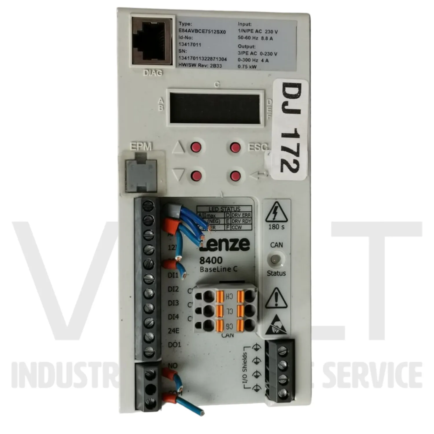 Lenze E84AVBCE7512SX0 Second hand
