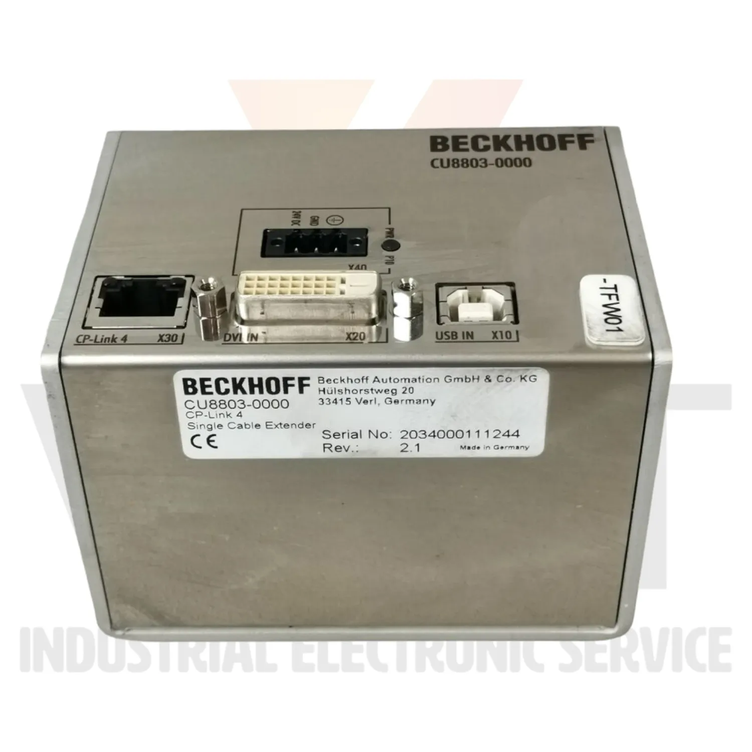 Beckhoff CU8803-0000 Second hand