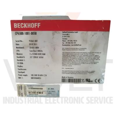 Beckhoff CP6500-1001-0050 Second hand