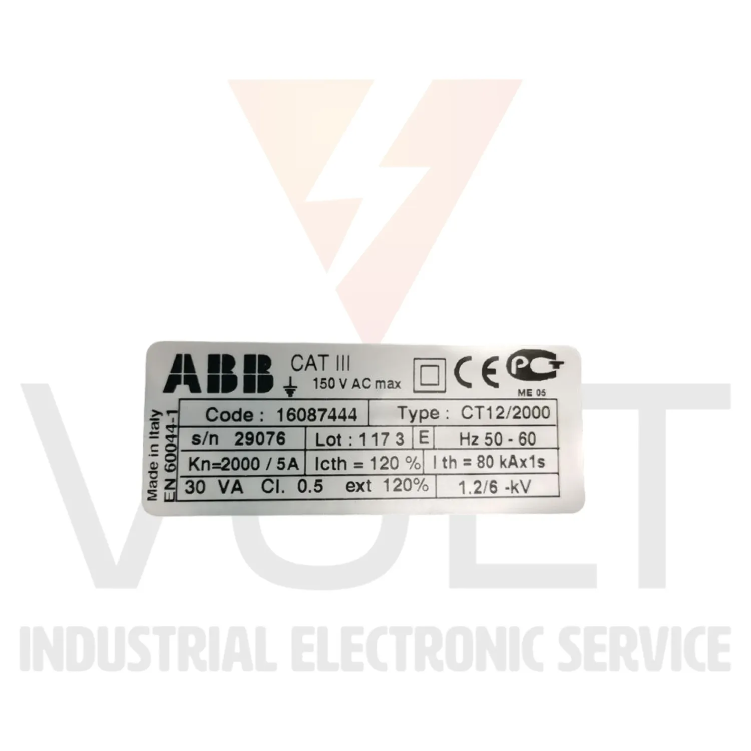 ABB CT12/2000 EH744 Second hand