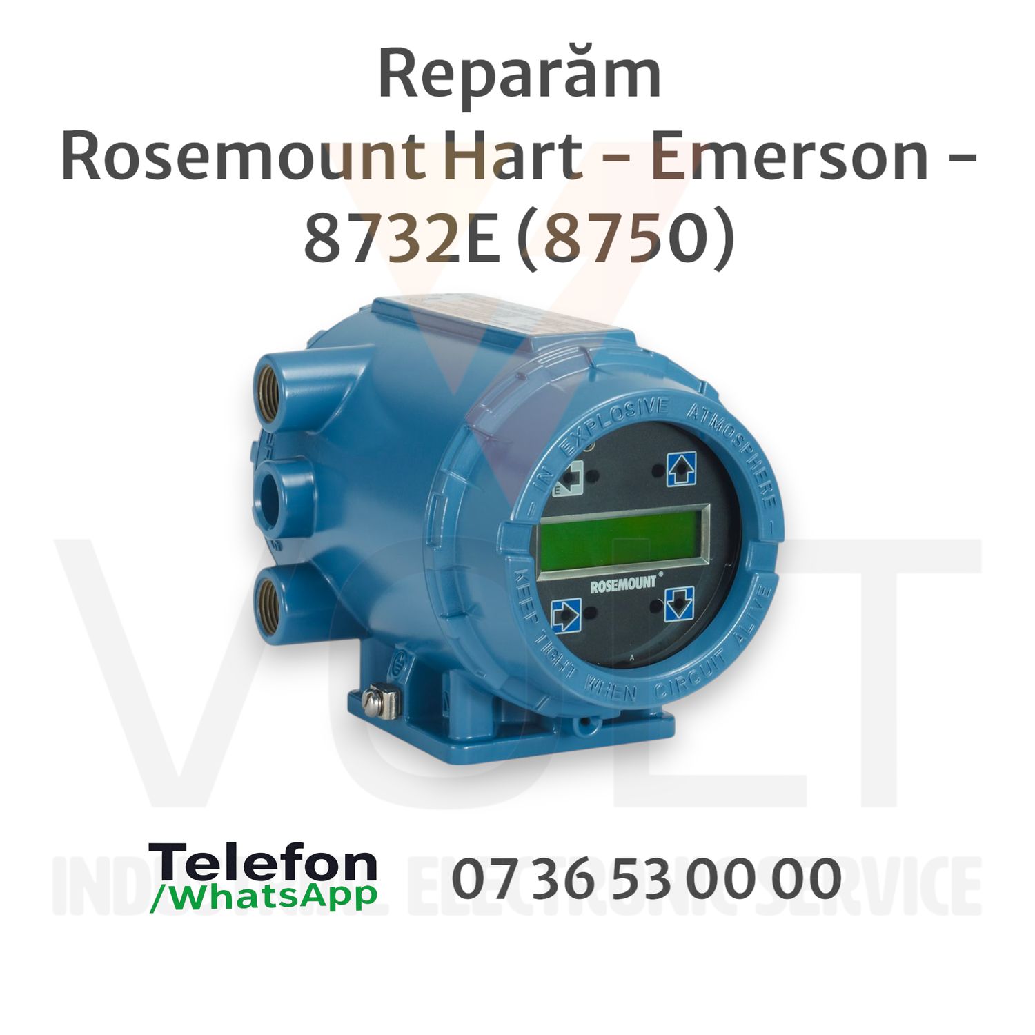 Repair Rosemount Hart - Emerson - 8732E (8750)