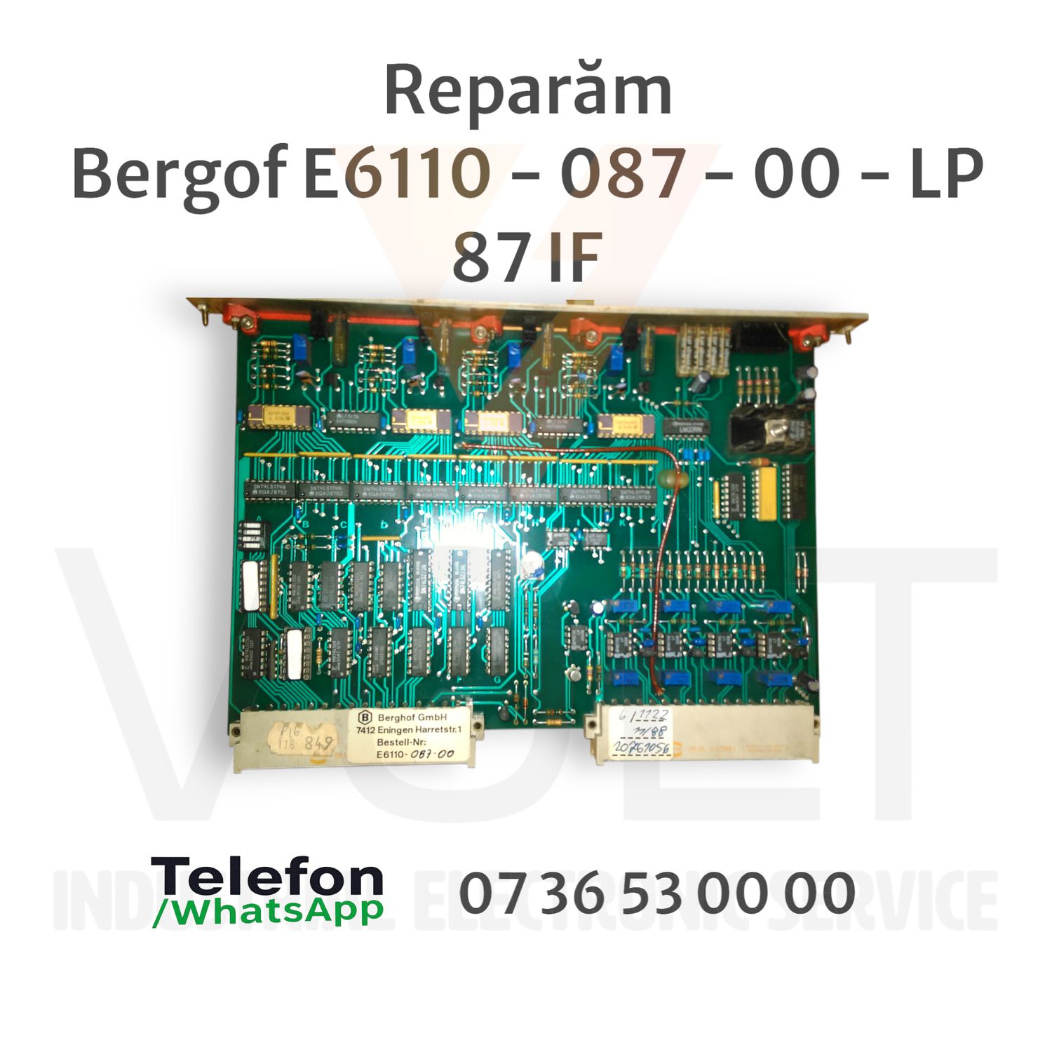 Repair Bergof E6110 - 087 - 00 - LP 87 IF