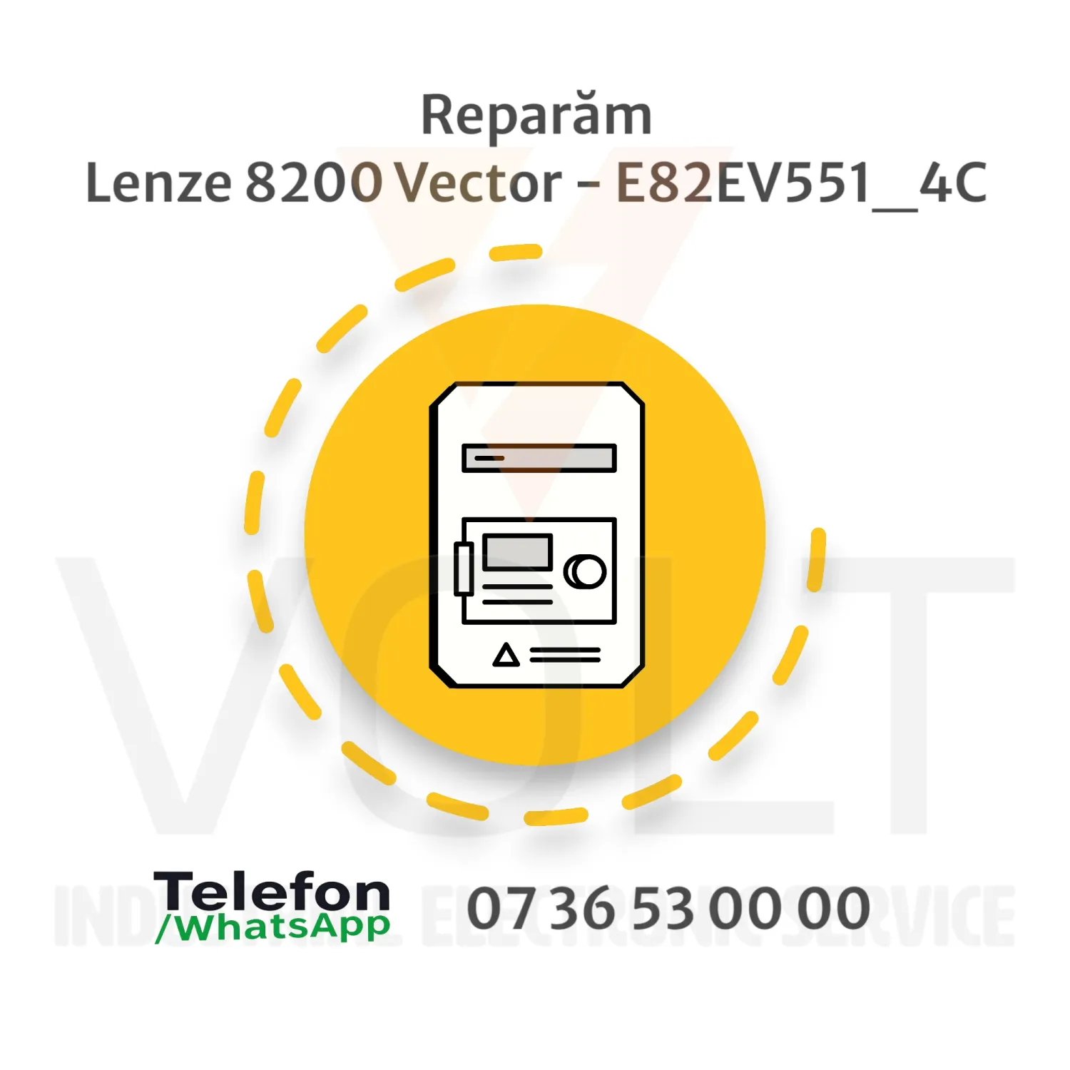 Repair Lenze 8200 Vector - E82EV551_4C
