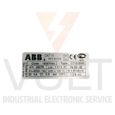 ABB CT12/2000 EH744 Refurbished