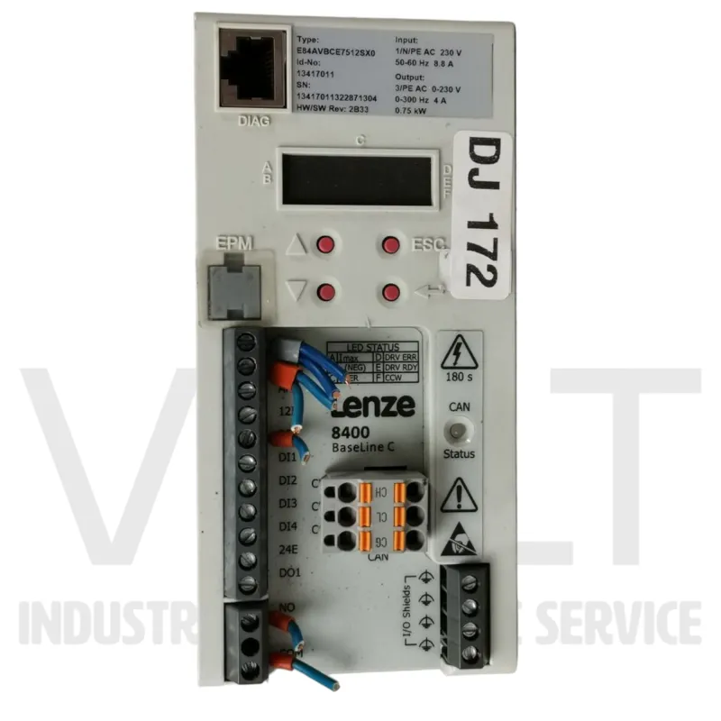 Lenze E84AVBCE7512SX0 - Repair services