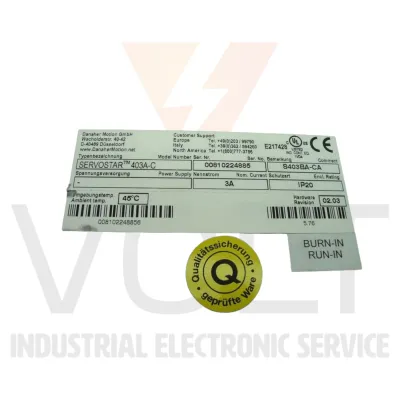 Kollmorgen Servostar 403A-C - Repair services