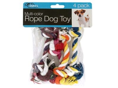 Multi-Color Rope Dog Toy Set ( Case of 18 )