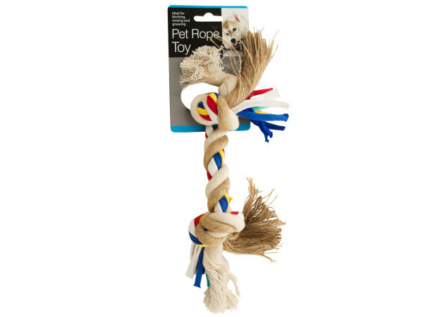 Medium Colorful Knotted Pet Rope Toy ( Case of 24 )