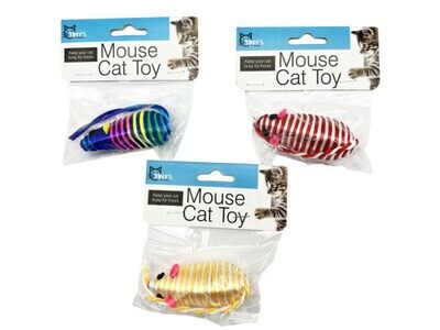 Striped Mice Cat Toy ( Case of 40 )