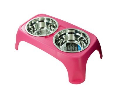 Elevated Double Bowl Pet Feeder ( Case of 1 )