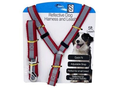 Reflective Dog Harness and Lead ( Case of 2 )