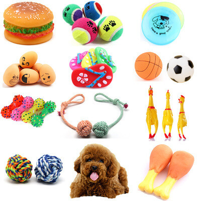 Color: Dog face - Pet dog toy ball