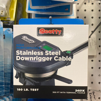 Scotty stainless Cable 180lbs 300Ft