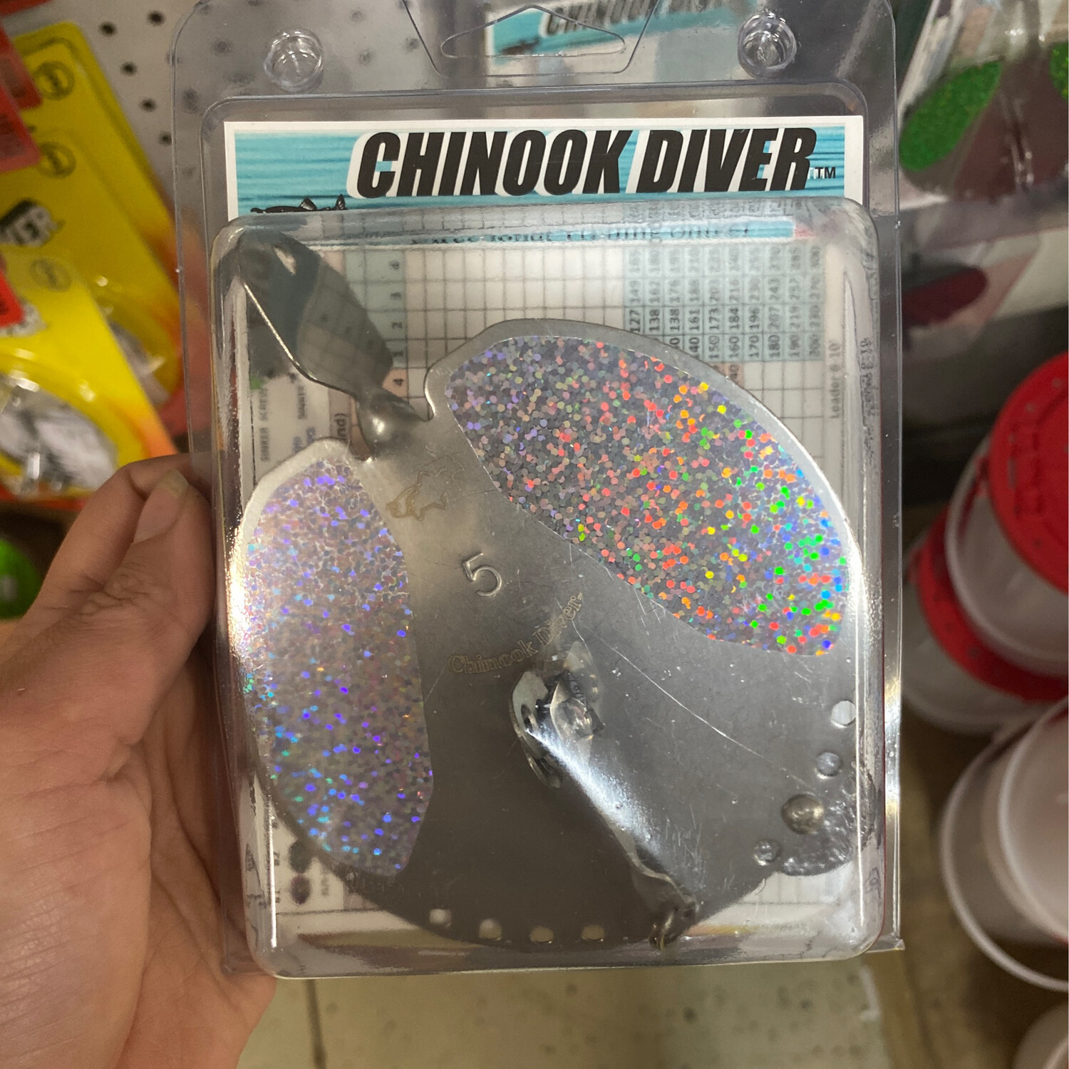 chinook Diver 5 Silver Silver Tape