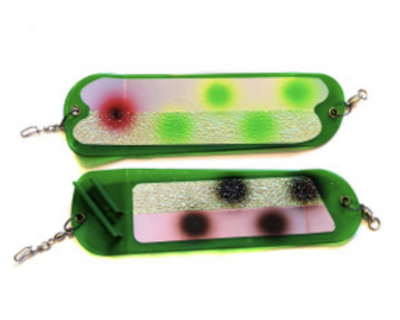 Salmon Candy Flasher Songins Green Bam (8 inch)