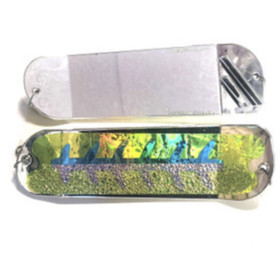 Salmon Candy Flasher MT Dew Stud UV Chrome(8 inch)