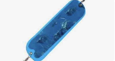 Protroll 8 inch Blue Bubble Fishscale Charm