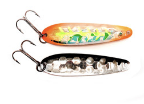 Salmon Candy Mini Spoon UV Orange Jean (silver)