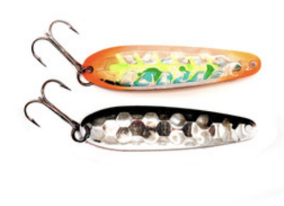 Salmon Candy Mini Spoon UV Orange Jean (silver)